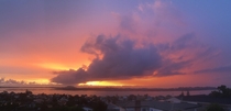 Sunset at Bucklands Beach Auckland NZ