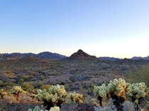 Sunset at Cabeza Prieta National Wildlife Refuge Arizona 