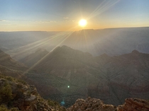 Sunset at Grand Canyon Arizona US 