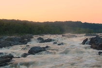 Sunset at Great Falls National Park MD 