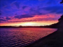 Sunset at Green Lake Interlochen Michigan 