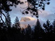 Sunset at Half Dome x xpost from rpics