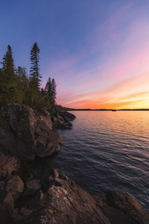 Sunset at Isle Royale National Park Michigan  keefography
