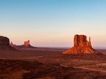 Sunset at Monument Valley Tribal Park 