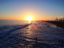 Sunset at Newport Beach Ca 