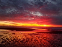 Sunset at Rio Del Mar California USA 