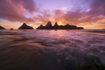 Sunset at Seal Rock Oregon  Instagram JustinMPoe