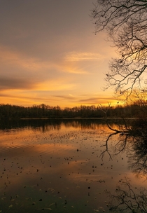 Sunset at Sippo Lake Park 
