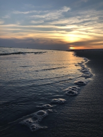 Sunset at the beach Pensacola Florida 