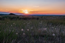 Sunset Eastern Montana USA 
