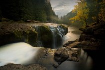Sunset falls on Gifford Pinchot National Forest named for the founder of the US Forest Service and National Geographic Society board member 