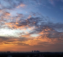 Sunset from my balcony  Singapore