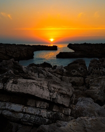 Sunset from the coast of Batroun Lebanon 