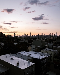 Sunset from Williamsburg Brooklyn