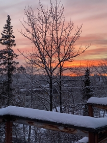 Sunset in Alaska OC
