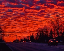 Sunset In Brampton Ontario