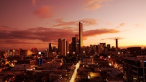 Sunset in Brisbane Australia 