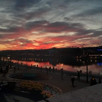 Sunset in Lyon