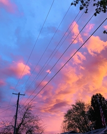 Sunset in northwestern Idaho