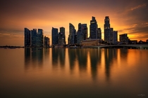 Sunset in Singapore 