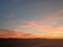 Sunset in southern Nebraska