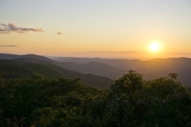 Sunset in the Appalachians Virginia 