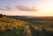 Sunset in Tuscany 