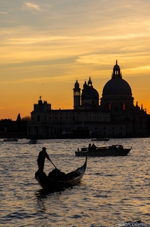 Sunset in Venice Italy