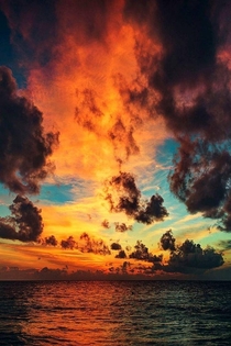 Sunset Maldives By Maxim Chumash
