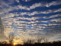 Sunset near Akron Ohio