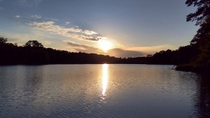 Sunset on Lake Valentine Kisatchie National Forest 