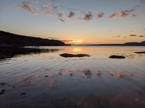 Sunset on Loch Eishort Isle of Skye Scotland x OC