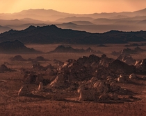 Sunset on Mars 