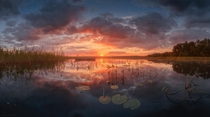 Sunset on Voymezhny by Mikhail Dubrovinsky