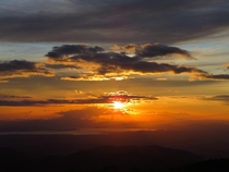 Sunset over Monteverde Costa Rica 