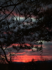 Sunset over the Catskills 