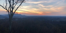 Sunset Over The Great Smoky Mountains 