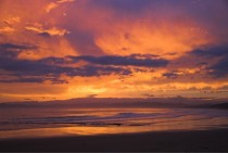 Sunset Porongahau New Zealand 