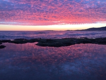 Sunset reflecting on the Mediterranean Mallorca Spain x OC