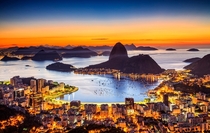 Sunset Rio de Janeiro Brazil