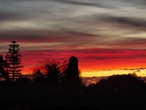 Sunset sky taken from my front yard a few weeks back Perth Western Australia