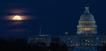 Super Worm Moon rises over Washington