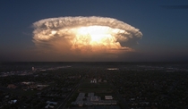Supercell cloud over Texas