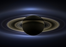 Surely one of the most beautiful photo of Saturn taken by the Cassini space probe during an eclipse