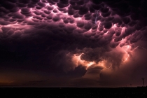 surreal storm clouds in Nebraska