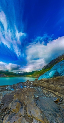 Svartisen glacier National Park Norway 