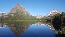 Swiftcurrent Lake Glacier National Park United States OC  x 