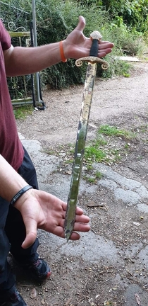 Sword found in the cavity of an abandoned school in hastings UK