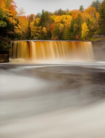 Tahquamenon Falls aka Rootbeer Falls Upper peninsula Michigan  NAZpicture on Instagram