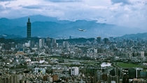 Taiwan - Taipei and an aircraft 